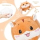 thumbnail image 3 of 8 inch Cute Yellow Hamster Plush Stuffed Animal Cylindrical Body Pillow,Super Soft Cartoon Hugging Toy Gifts for Bedding, Kids Sleeping Kawaii Pillow, 3 of 4