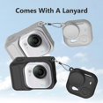 thumbnail image 2 of Silicone Skin Housing Sleeve Suitable For Tiny Action Device Water Resistant Shock Absorption Flexible Protective Cover Multicolor, 2 of 4