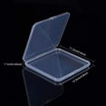 thumbnail image 2 of 1 set Transparent Plastic Bead Containers Cuboid Clear 12.5x11.5x1.15cm Plastic, 2 of 8