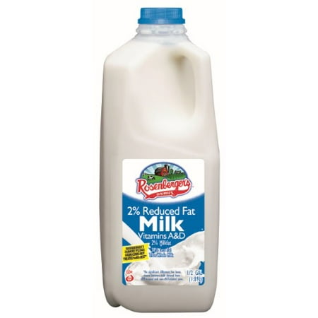 Rosenberger's 2% Reduced-Fat Milk, Half Gallon