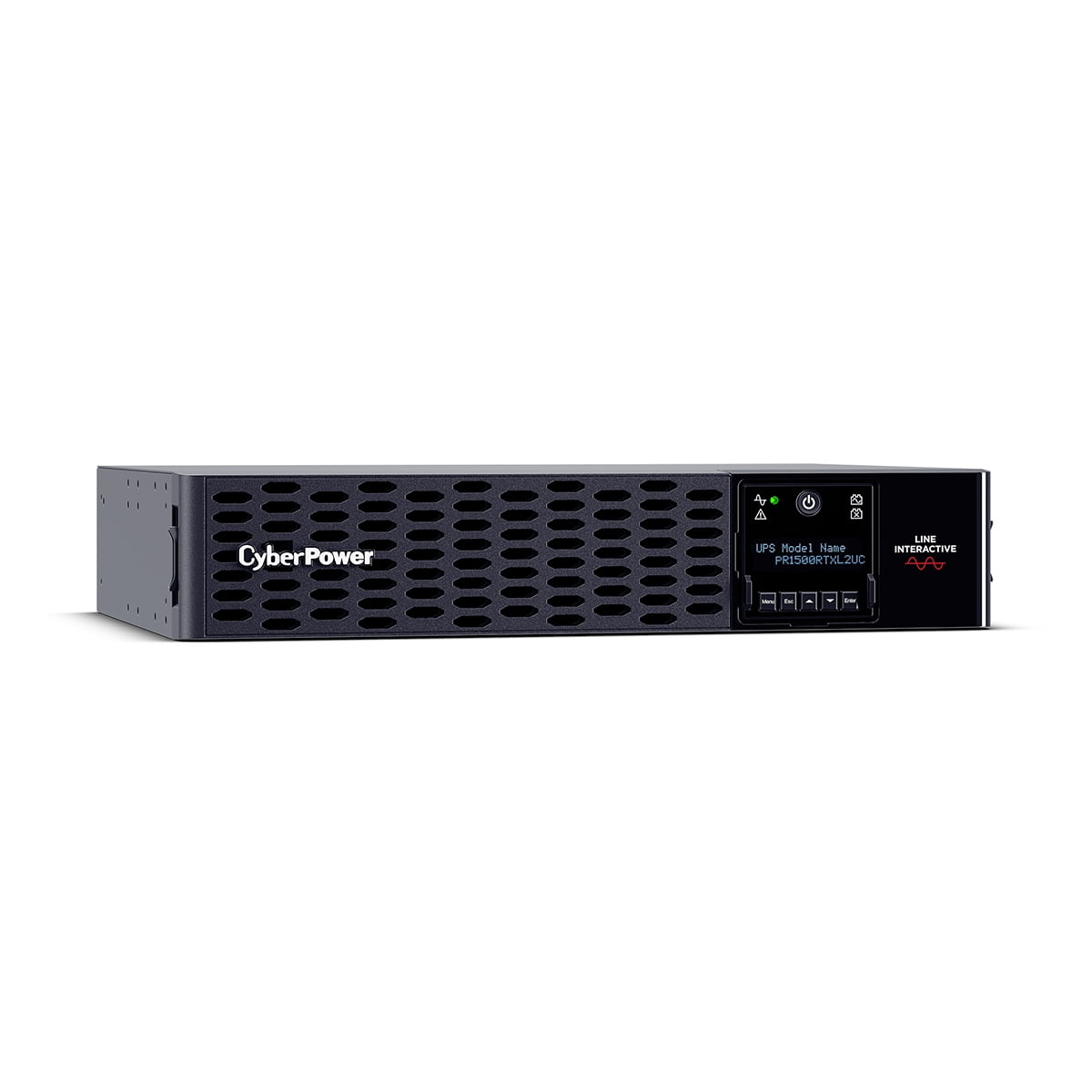 CyberPower PR1500RTXL2UC Smart App Sinewave UPS Systems - 1500VA/1500W, 120 VAC, NEMA 5-15P, 2U, Rack / Tower, Sine Wave, 8 Outlets, LCD, PowerPanel&reg; Business, $400000 CEG, 3YR Warranty