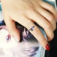 thumbnail image 4 of Fashion Ring Charm Creative Crescent Shape Jewelry Ring Knuckle Ring for Ladies and Girls, 4 of 8