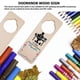 thumbnail image 2 of 20PCS Unfinished Wood Door Knob Hangers Door Knob Signs DIY Craft C, 2 of 5