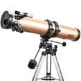 thumbnail image 2 of Telescopio Astronomico Reflector Tasco Luminova Dorado 900x114 mm Profesional Montura Ecuatorial para Observación Astronómica y Terrestre, 2 of 12