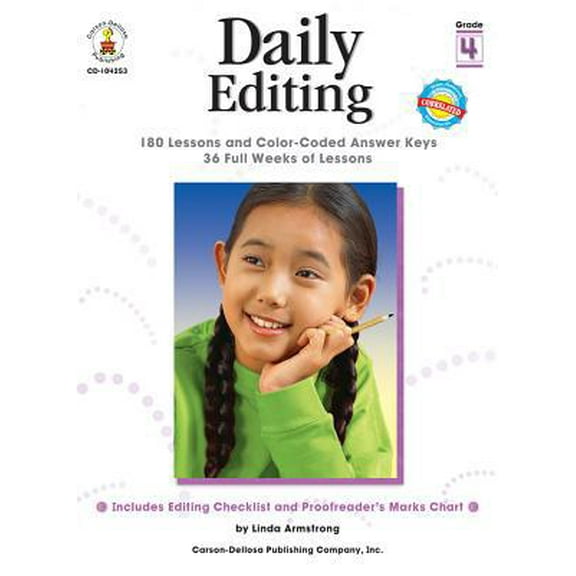 Pre-Owned Daily Editing, Grade 4 (Daily Series) (Paperback) 1600229662 9781600229664