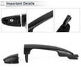 thumbnail image 4 of Manijas de puerta exteriores traseras derecha de Unique Bargains para Kia Spectra Cerato 2005-2015, reemplazo duradero de manija de puerta No.836602F000 ABS 1 pieza, 4 of 6