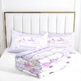 thumbnail image 3 of Juego de edredón Twin XL | Ropa de cama suave con dibujos animados para todas las estaciones | Juego de edredón y funda de almohada Cinnamoroll de 3 piezas, 3 of 8
