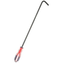 HEANUJJ Heavy Duty Manhole Cover Lifting Tool with Comfortable Plastic Handle Silver