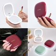 thumbnail image 2 of AGX Bravo Bolsa organizadora de esmalte de uñas con capacidad para 42 botellas y 1 lámpara de uñas, estuche de almacenamiento de esmalte de uñas, estuche de transporte para esmalte de uñas, bolsa port, 2 of 5
