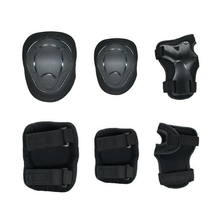 

FANTADOOL Kids Protective Gear Knee Pads And Elbow Pads 6 In 1 Set With Wrist Guard And Adjustable Strap For Cycling