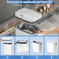 thumbnail image 4 of GALASALA Bote de Basura Cocina, 18L Botes de Basura ba&ntilde;o Inteligente con Sensor, Cesto de Basura con Tapa Delgado y Compacto para Dormitorio, Oficina, Cocina, 4 of 6