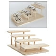 thumbnail image 4 of Soporte de exhibición de gafas de madera, soporte organizador para el hogar, almacenamiento de gafas 4 capas Zulema Soporte de pantalla, 4 of 8