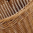 thumbnail image 5 of RENACLIPY Wall Hanging Kitchen Basket Wall Mounted Storage Basket Artificial Rattan 1Pack, 5 of 8