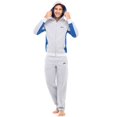 thumbnail image 2 of Notus Men Sweatsuits 2 Piece Set - Thick Fleece Lined Warm Long Sleeve Hoodies Sweatshirt Casual Sweatpants Tracksuit Lounge Set - men’s 2pcs Jogger Outfit Track suit Blue Side Gray XL, 2 of 7