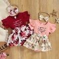 thumbnail image 3 of Douhoow Baby Girl Flower Romper Summer Infant Fly Sleeve Crew Neck Ruffles Jumpsuit, 3 of 9