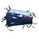 thumbnail image 2 of Circunferencia de la cuna Estampado lindo Transpirable Tira sólida A prueba de golpes Juego de almohadillas protectoras suaves para niños Niñas Tipo 2, 2 of 9