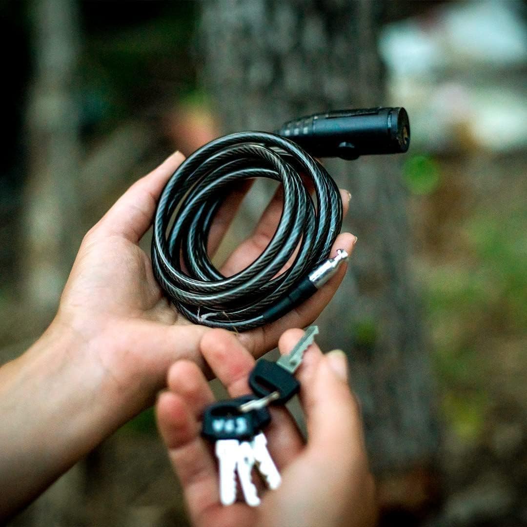 Spypoint CLM-6FT Six-Foot Long Trail Camera Coated Cable Lock Steel Cable Lock