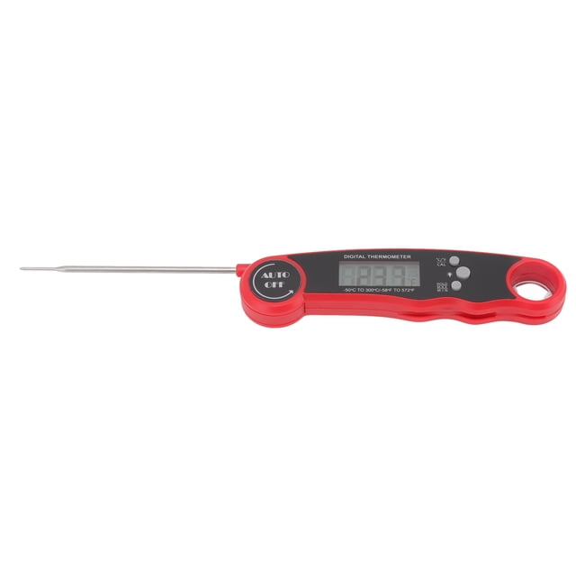 Termómetro Para Alimentos, Pantalla LCD, Termómetro De Cocina Con Sonda De Acero Inoxidable Para Cocina Para Cocinar