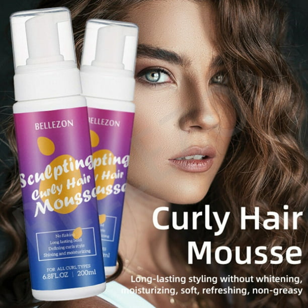 Conform hostel Push down 200Ml Hair Foam Mousse Curly Hair Mousse Styling Strong Hold Hair Mousse  Define Curly Hair Finishing AntiFrizz Fixative - Walmart.com