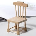 thumbnail image 3 of 1:12 Pen House Furniture Silla de de comedor en miniatura, juguetes para , muebles de de simulación, accesorios de juguetes pa Madera CUTICAT sofá en miniatura de casa de muñecas, 3 of 8