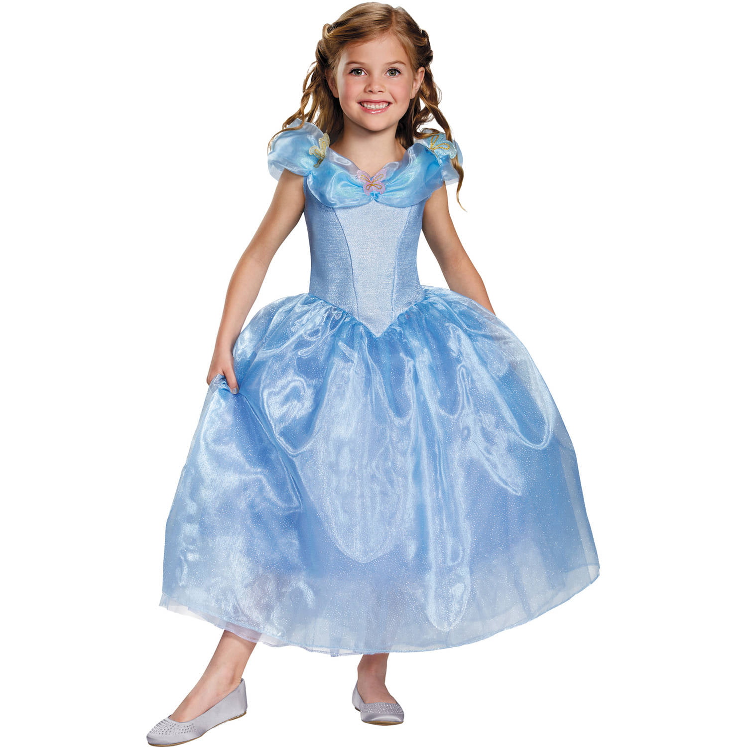 Kids Girls Cinderella Princess Dress Party Costume Cosplay Dress Halloween Gift 