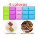 thumbnail image 3 of Moldes de Silicon Rectangulares 6 Cavidades Jabones,repostería 4 piezas Multicolores, 3 of 5