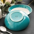 thumbnail image 7 of vancasso Navia Ocean Pasta Bowl Soup Bowl Set 8 inch Ceramic Soup Plate, Stoneware Vintage Look Sea Blue Dinnerware Tableware, 700 ml Ramen Noodle Bowl Set of 4. (20 * 20 * 5.2cm), 7 of 7