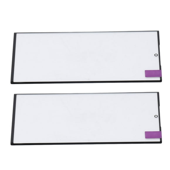 Conjunto de Pantalla de Vidrio de Lente Exterior Delantera, Conjunto de Pantalla de Vidrio de Teléfono original 2 piezas para S23 Ultra