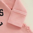 thumbnail image 5 of Beilxfa Baby Girl Newborn Clothes Western Outfit "MAMA'S GIRL" Letter Print Long Sleeve Romper Jumpsuit Infant Fall Winter 2PCS Outfits 0-6M, 5 of 7