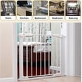 thumbnail image 3 of 4 Pcs Threaded (White) Spindle Pressure Rods for Stair Gate, 3 of 5