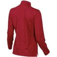 thumbnail image 3 of Women's Crimson Alabama Crimson Tide Peached Marled Yarn Quarter-Zip Pullover Jacket, 3 of 3