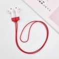 thumbnail image 3 of Titular De La Cuerda Del Auricular Audífonos Correa para para AirPods 1 2 3 Pro Soporte de cuerda de silicona antipérdida (rojo), 3 of 5