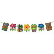 Luau Printed 9' Garland