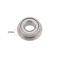 thumbnail image 3 of MF63ZZ Flange Ball Bearing 3x6x2.5mm Full Complement Bearing 5pcs, 3 of 3