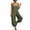 #0096-Green, variant on Pounoo One Piece Jumpsuits for Women Solid Relaxed Fit Sleeveless Romper Side Pocket Daily Resort Vacation Lounge Casual Outfits Gift
