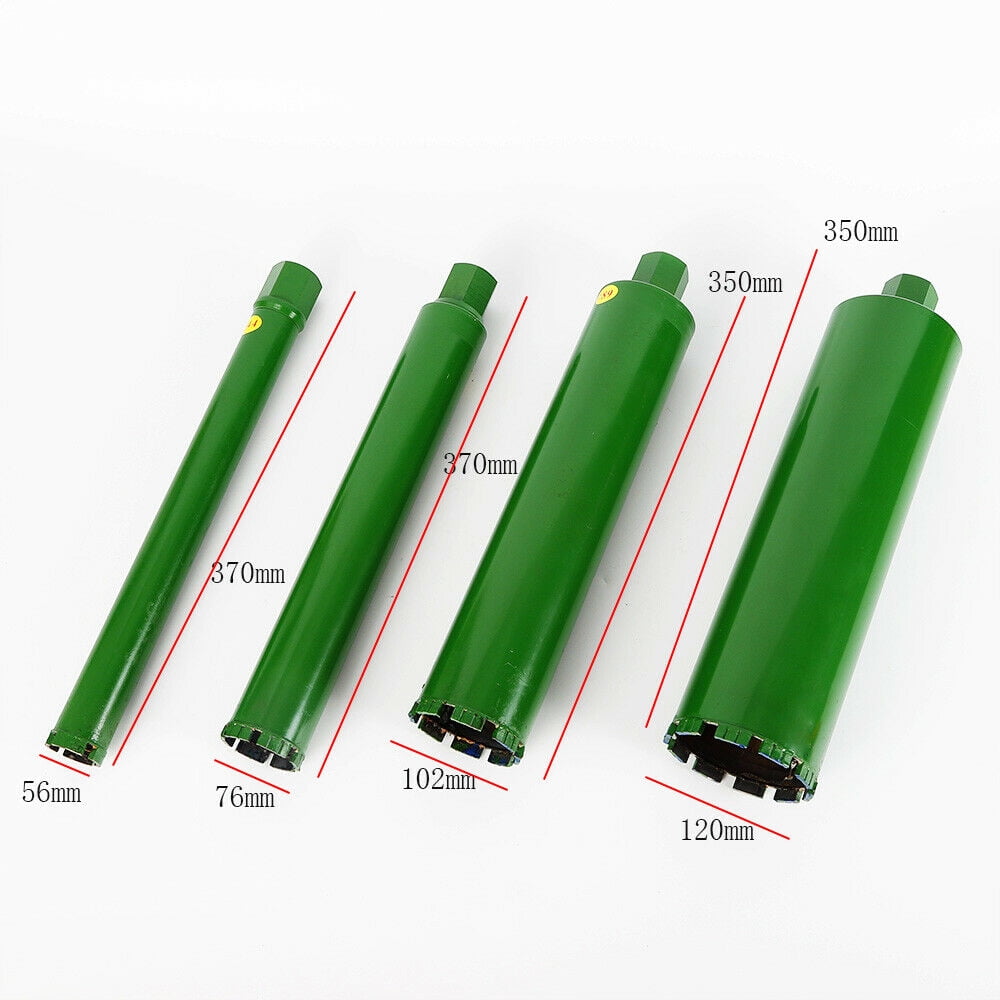 Denest Core Drill Set Wet Diamond Concrete Core Drill Bit 4 Size 2.2"/3"/4"/5" Thread