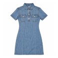 thumbnail image 1 of Vestido George para Mujer Botones Azul Talla EG, 1 of 4