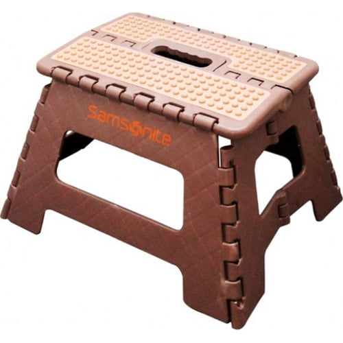 Samsonite Folding Step Stool Brown/Tan