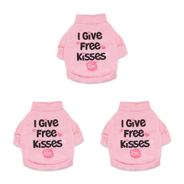 Methold Ropa Camisa Estampado de letras Disfraces Chaqueta de cuello Accesorios de belleza Perros Chihuahua Cachorro Bulldog Rosa XS Type1 NO1 Methold CBP269015