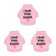thumbnail image 1 of Methold Ropa Camisa Estampado de letras Disfraces Chaqueta de cuello Accesorios de belleza Perros Chihuahua Cachorro Bulldog Rosa XS Type1 NO1 Methold CBP269015, 1 of 6