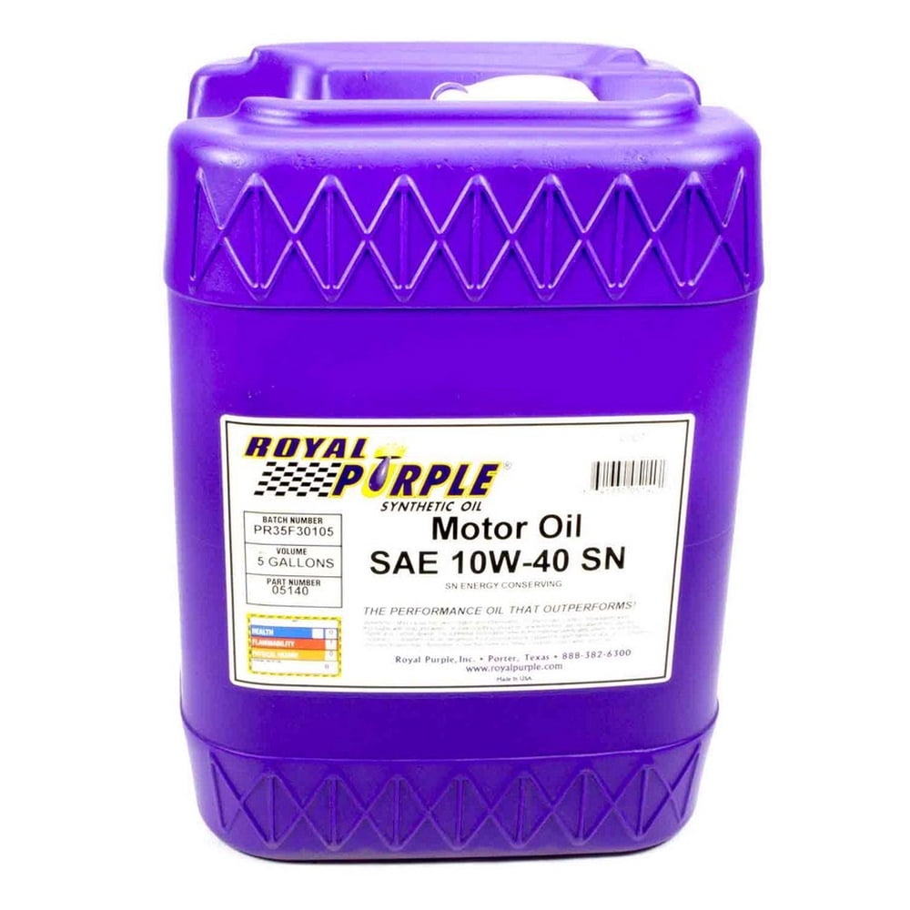 Royal Purple 10W40 Motor Oil 5 gal P/N 05140