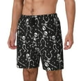 thumbnail image 1 of KLL Retro Skeleton Dancing On Halloween Party for Mens Swim Trunks Quick Dry Swim Shorts with Built-in Compression Liner Funny Swimwear Bathing Suits-Small, 1 of 6