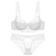 thumbnail image 3 of Conjuntos de sujetador Sexy para mujer, ropa interior ultrafina transparente de copa ABCDE, traje femenino de talla grande, lencería 2021, 3 of 4