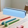thumbnail image 2 of Plain Color Pencil Case – Stylish Zipper Organizer for Stationery, Available in 9 Colors, Large Capacity Pouch for Office Supplies by Goohae, 2 of 6