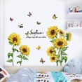 thumbnail image 1 of Calcomanías de pared Sincero de mariposas y girasoles 1 ud, 1 of 5