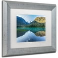 thumbnail image 2 of Trademark Fine Art 'Lower Joffre Lake' Canvas Art by Pierre Leclerc, White Matte, Silver Frame, 2 of 4