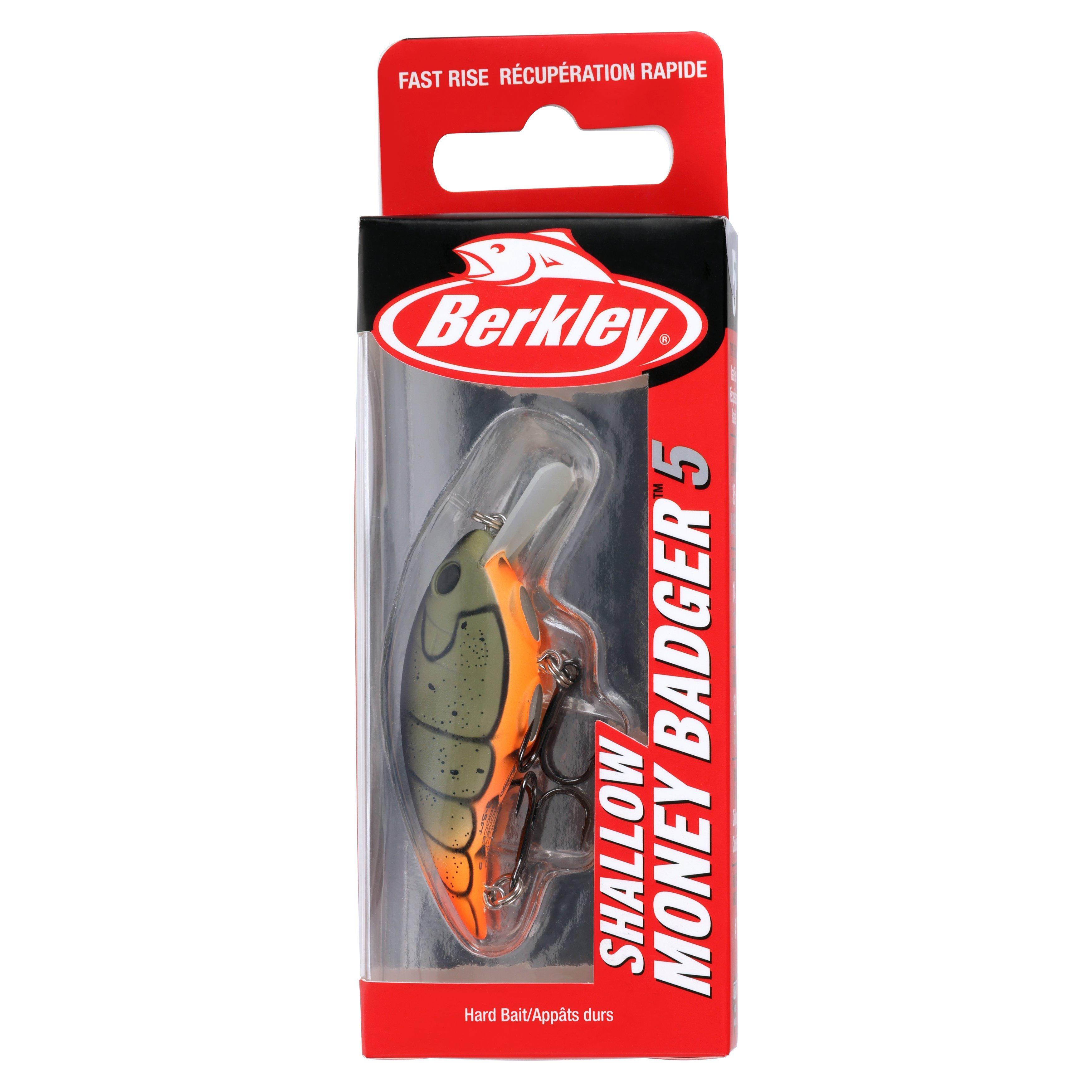 Berkley Shallow Money Badger Fishing Crankbait, 2.1 in, Hybrid Baitfish-Crayfish