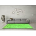 thumbnail image 3 of Ahgly Company Indoor Square Abstract Green Modern Area Rugs, 4' Square, 3 of 4
