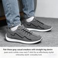 thumbnail image 6 of CHICVOMEY Comfortable Slip On Sneakers for Men Breathable Sneakers with Lightweight Non-Slip Sole Running Sneakers Daily Wear Walking Running, 6 of 8