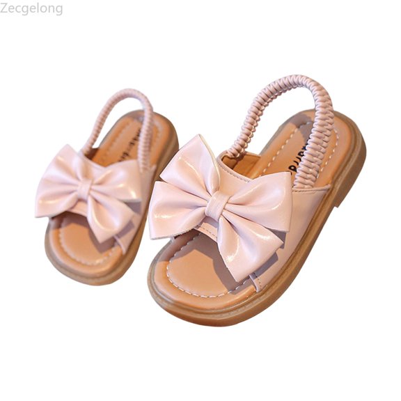 Zecgelong Girls Sandals For Toddlers And Kids Comfortable Outdoor Summer Beach Shoes With Sole For Ages 12 Months To 7 Years Girls Princess Sandals Size 21 Pink
